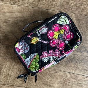 Vera Bradley moon blooms makeup travel bag